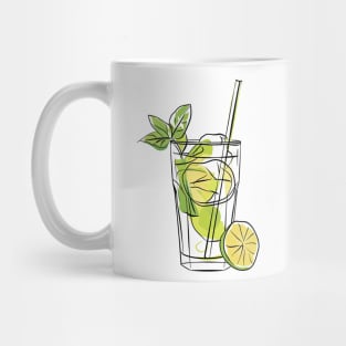 Mojito Pastel Art Mug